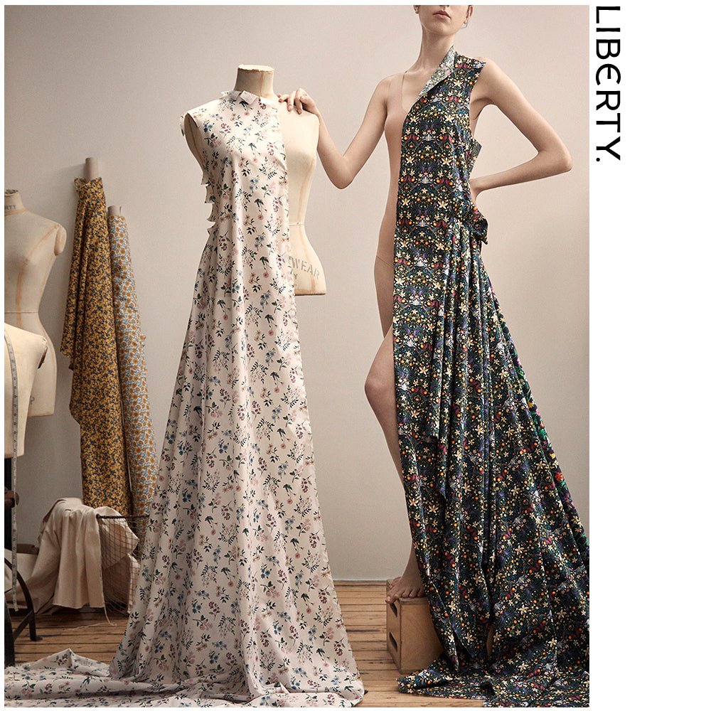 Liberty of London (Cotton Tana Lawn Fabric) - Forbidden - FO:REST Fabric 布恩堂Liberty fabrictana lawnjapanese fabricykk zipper