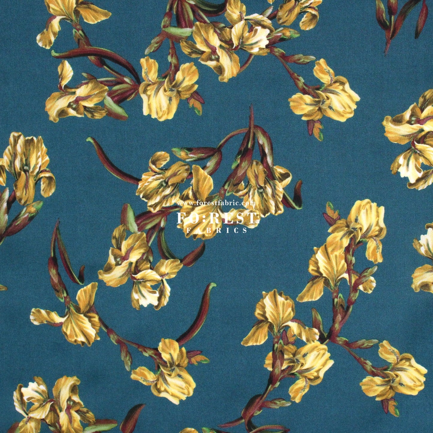Liberty of London (Cotton Tana Lawn Fabric) - French iris - FO:REST Fabric 布恩堂Liberty fabrictana lawnjapanese fabricykk zipper