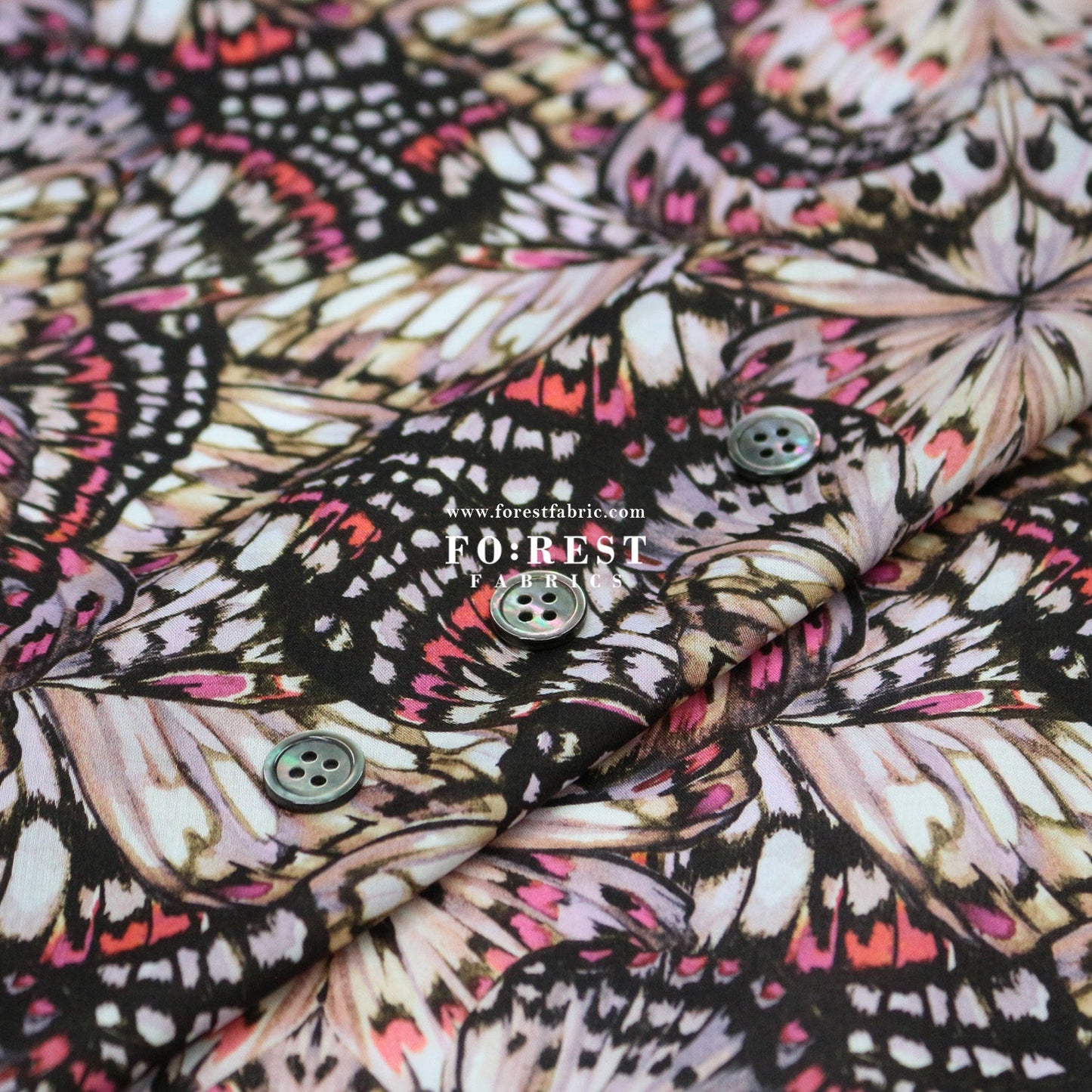 Liberty of London (Cotton Tana Lawn Fabric) - Kaleidoscope - FO:REST Fabric 布恩堂Liberty fabrictana lawnjapanese fabricykk zipper