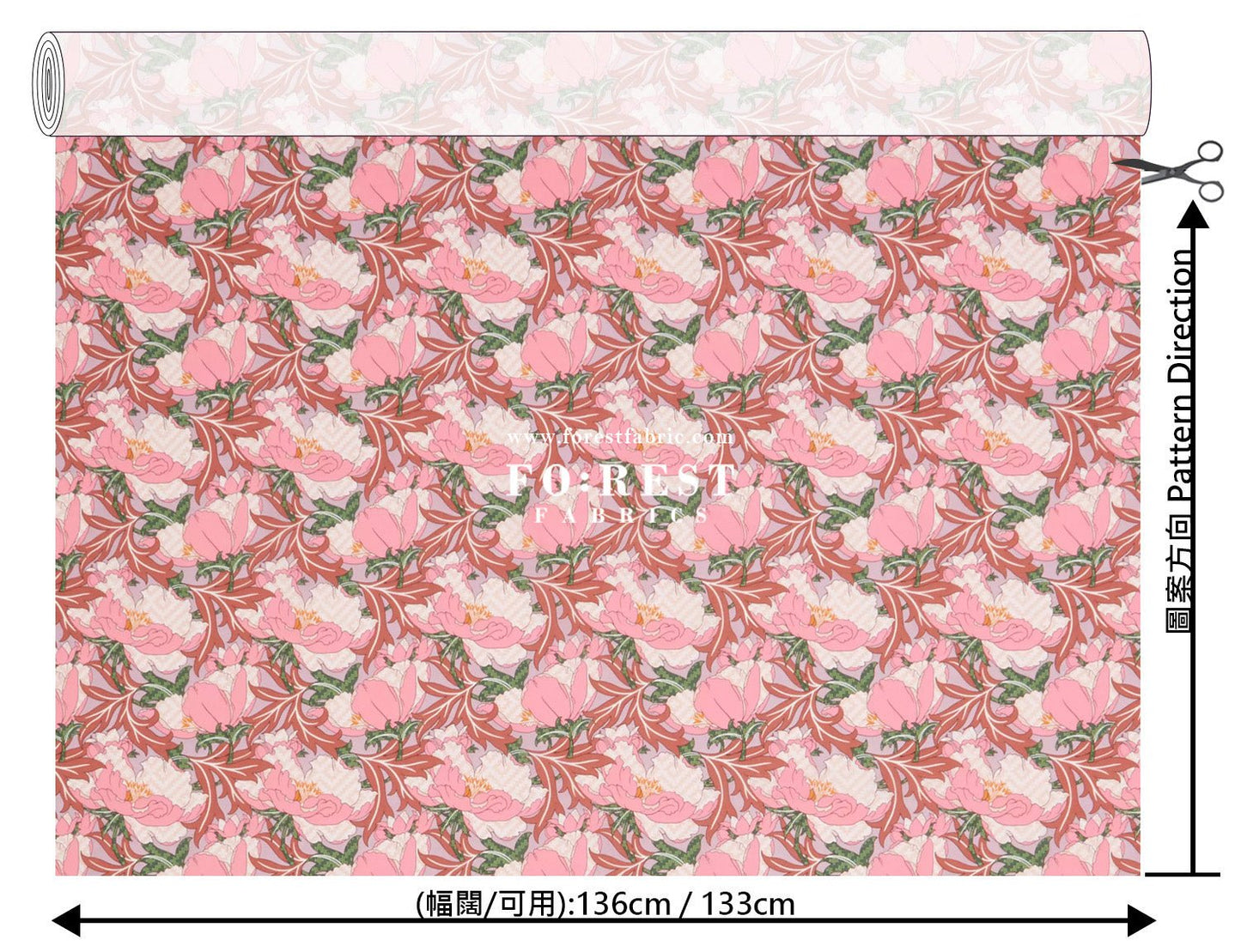 Liberty of London (Cotton Tana Lawn Fabric) - Lindsay Legacy - FO:REST Fabric 布恩堂Liberty fabrictana lawnjapanese fabricykk zipper