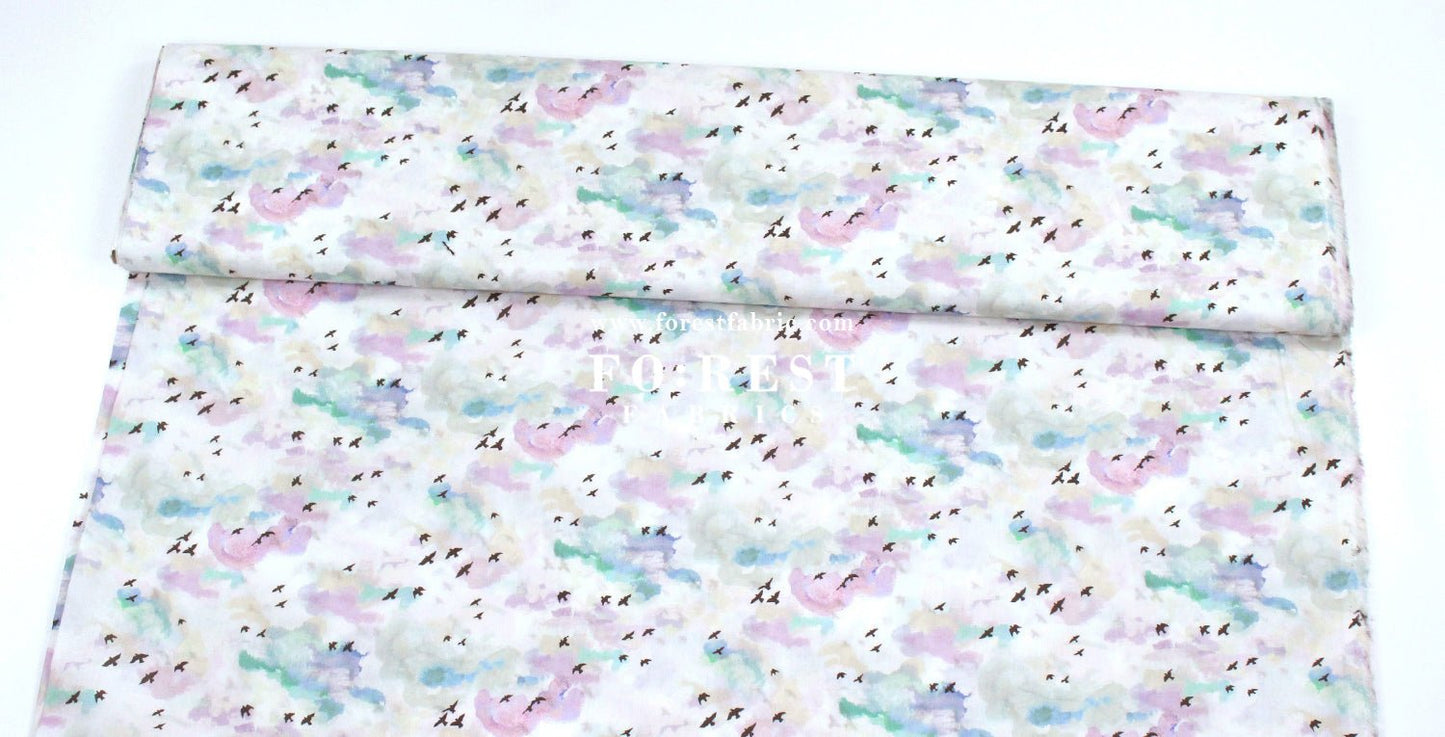 Liberty of London (Cotton Tana Lawn Fabric) - Sliver Lining - FO:REST Fabric 布恩堂Liberty fabrictana lawnjapanese fabricykk zipper
