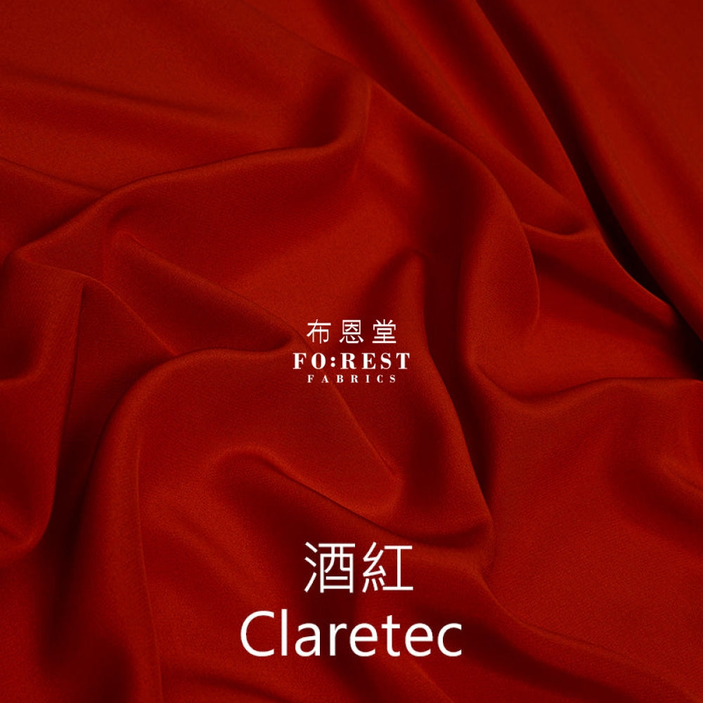Liberty Of London (Cotton Tana Lawn Fabric) - Solid 2 Claretec Cotton