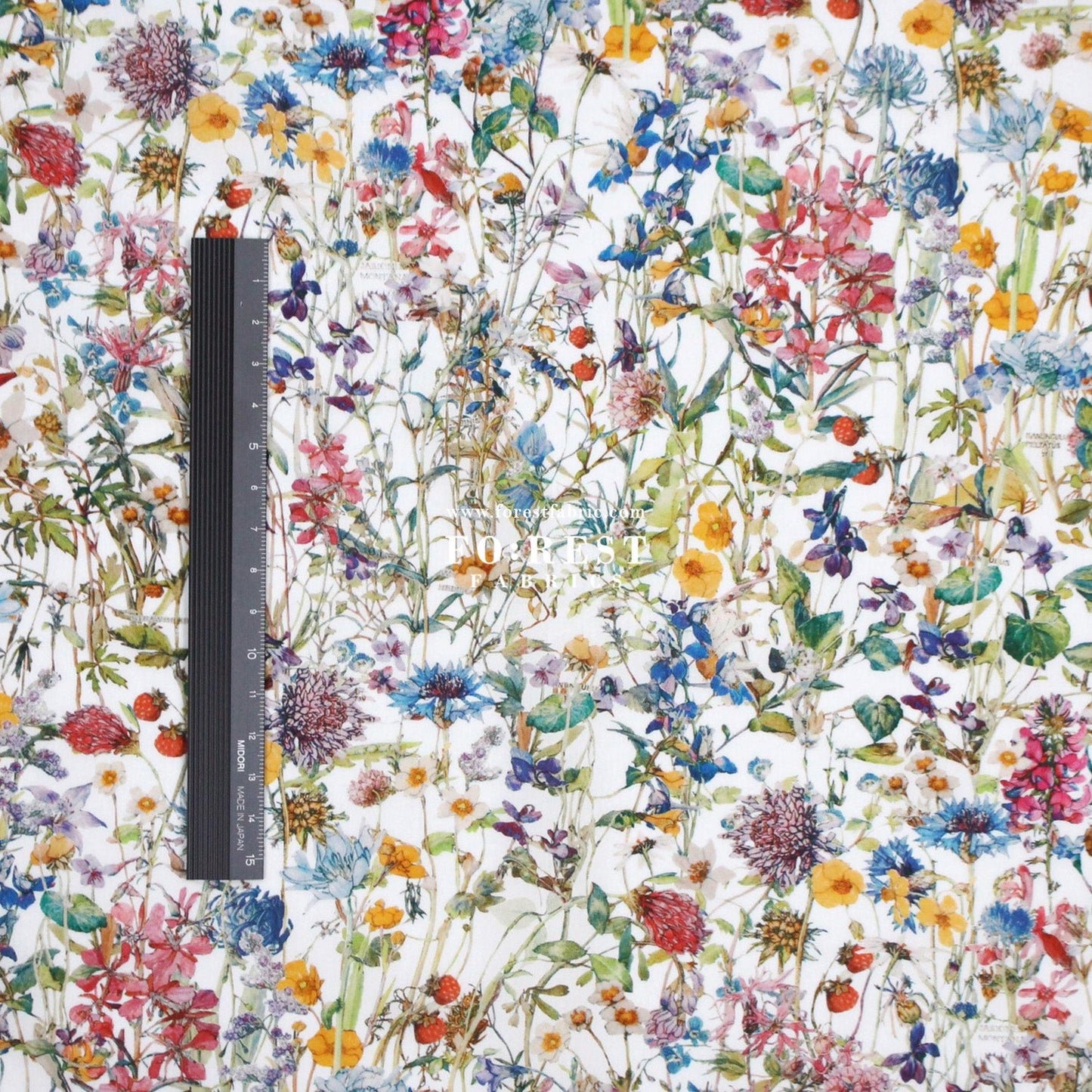 Liberty of London (Cotton Tana Lawn Fabric) - wild flowers - FO:REST Fabric 布恩堂Liberty fabrictana lawnjapanese fabricykk zipper