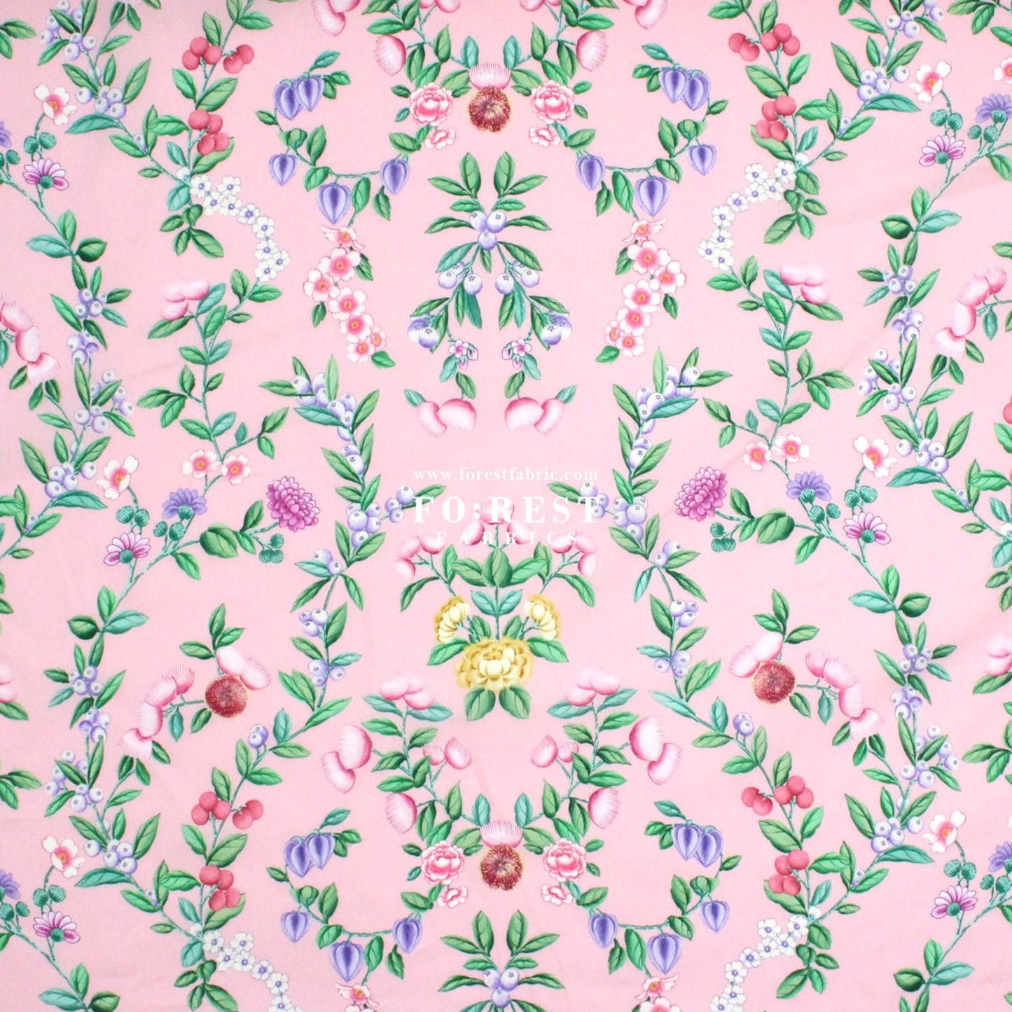 Liberty of London (Organic Tana Lawn Cotton Fabric) - Eastern Trellis B - FO:REST Fabric 布恩堂Liberty fabrictana lawnjapanese fabricykk zipper