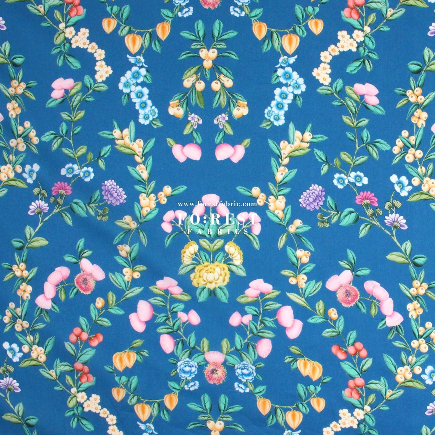 Liberty of London (Organic Tana Lawn Cotton Fabric) - Eastern Trellis C - FO:REST Fabric 布恩堂Liberty fabrictana lawnjapanese fabricykk zipper