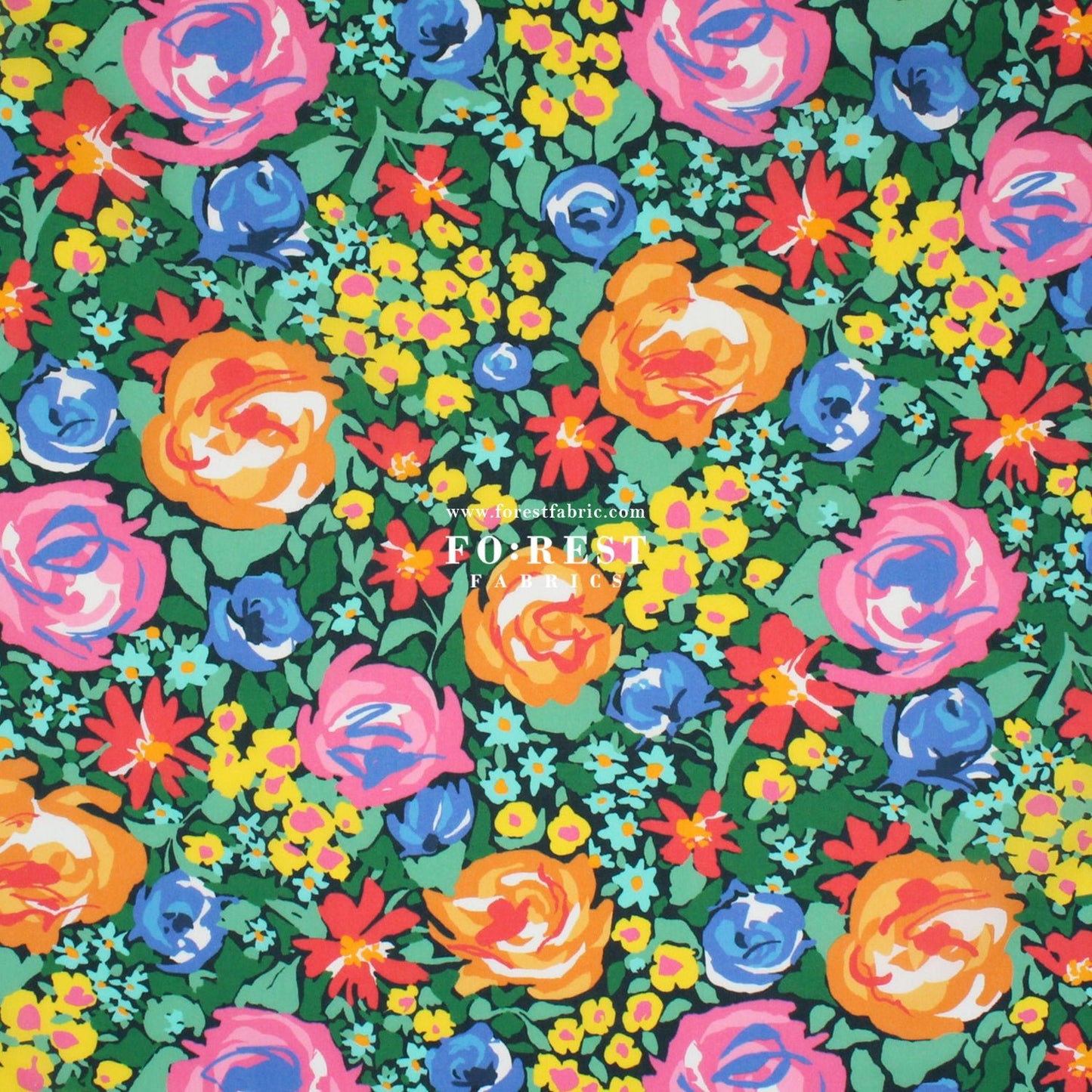 Liberty of London (Organic Tana Lawn Cotton Fabric) - Medley A - FO:REST Fabric 布恩堂Liberty fabrictana lawnjapanese fabricykk zipper