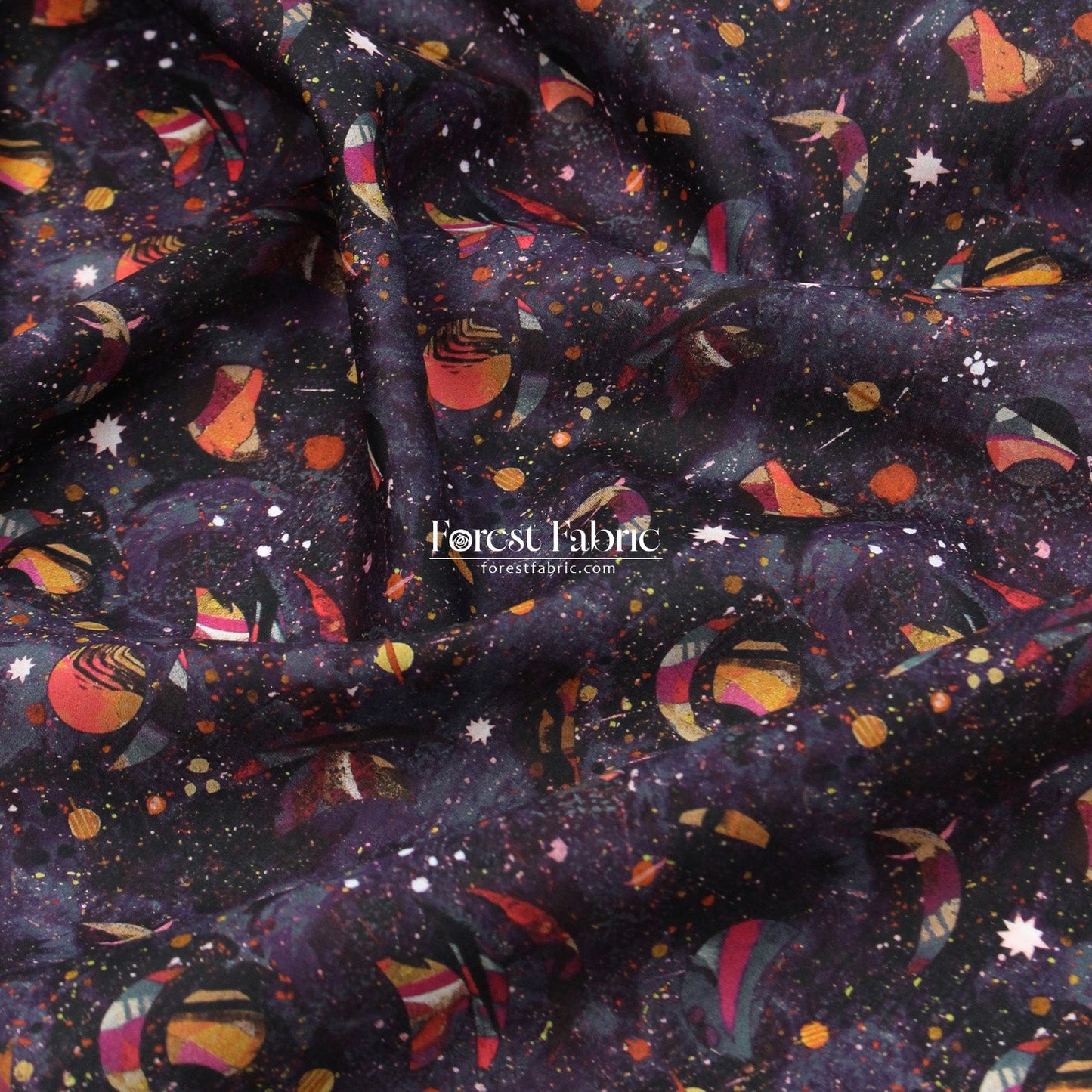 Liberty of London (Organic Tana Lawn Cotton Fabric) - What Lies Beyond - FO:REST Fabric 布恩堂Liberty fabrictana lawnjapanese fabricykk zipper