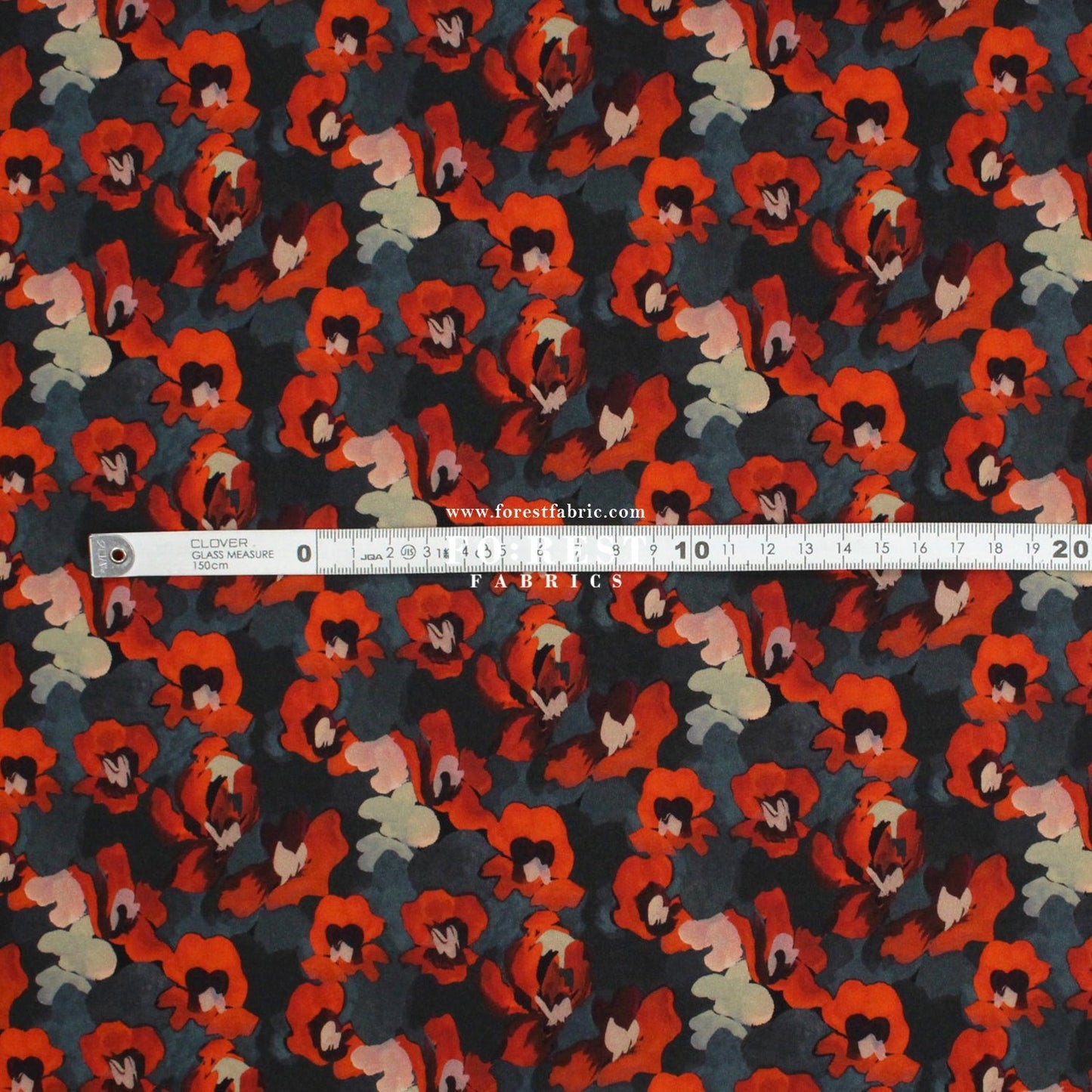 Liberty of London (Silk Crepe de Chine) - Jemma Rosa fabric - FO:REST Fabric 布恩堂Liberty fabrictana lawnjapanese fabricykk zipper