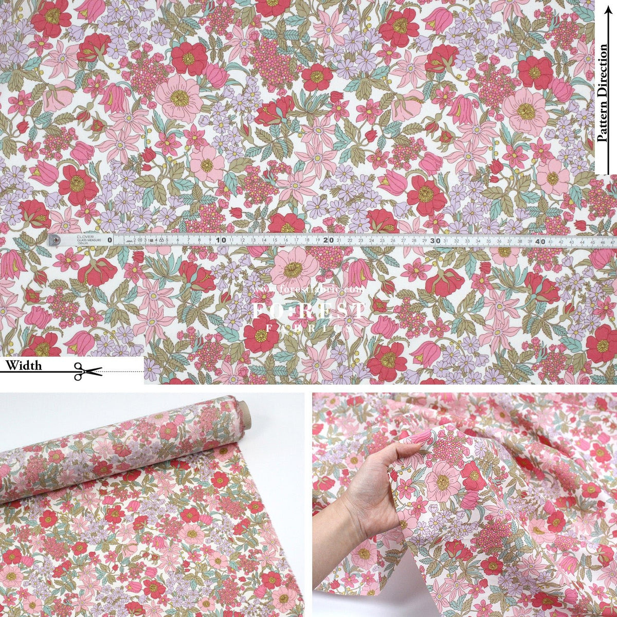 Liberty of London (Tana Lawn™ Cotton Fabric) - Clarabell - FO:REST Fabric 布恩堂Liberty fabrictana lawnjapanese fabricykk zipper