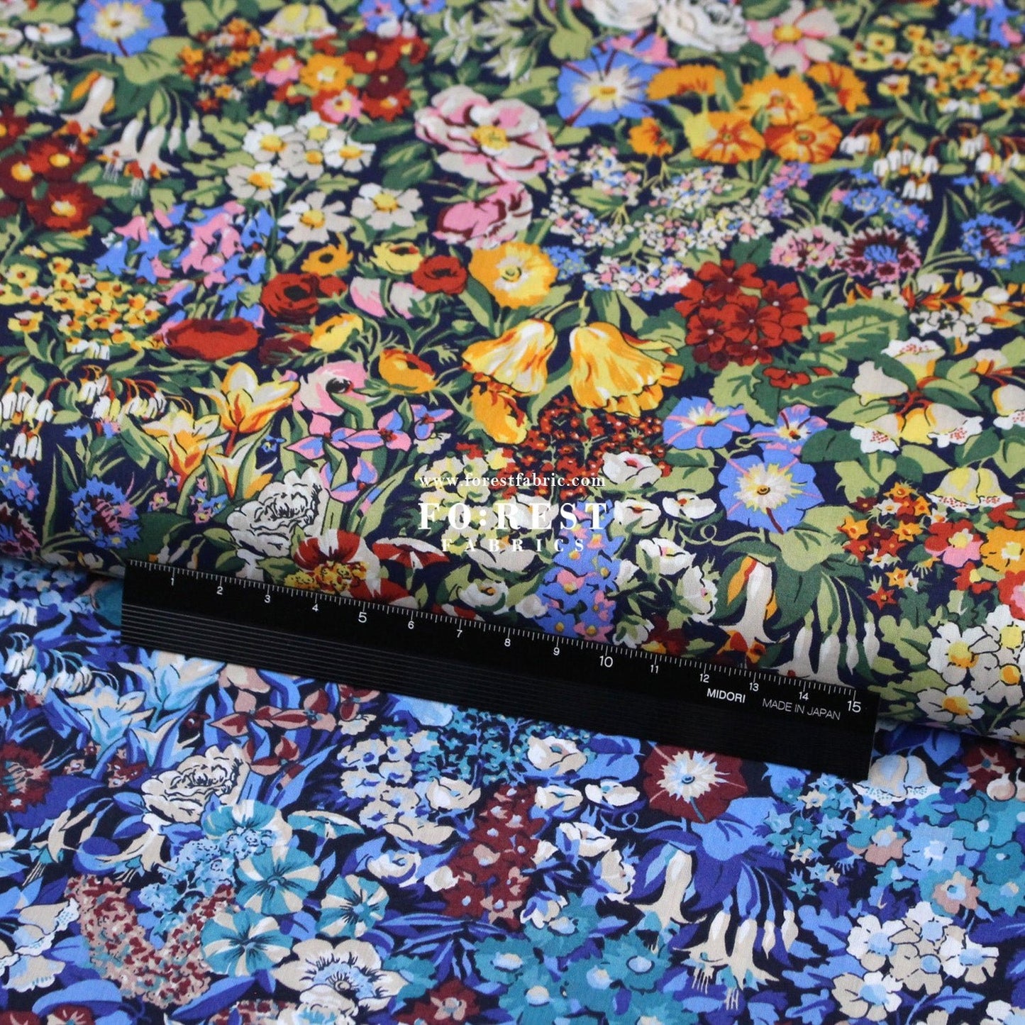 Liberty of London (Tana Lawn™ Cotton Fabric) - Cottage Garden - FO:REST Fabric 布恩堂Liberty fabrictana lawnjapanese fabricykk zipper