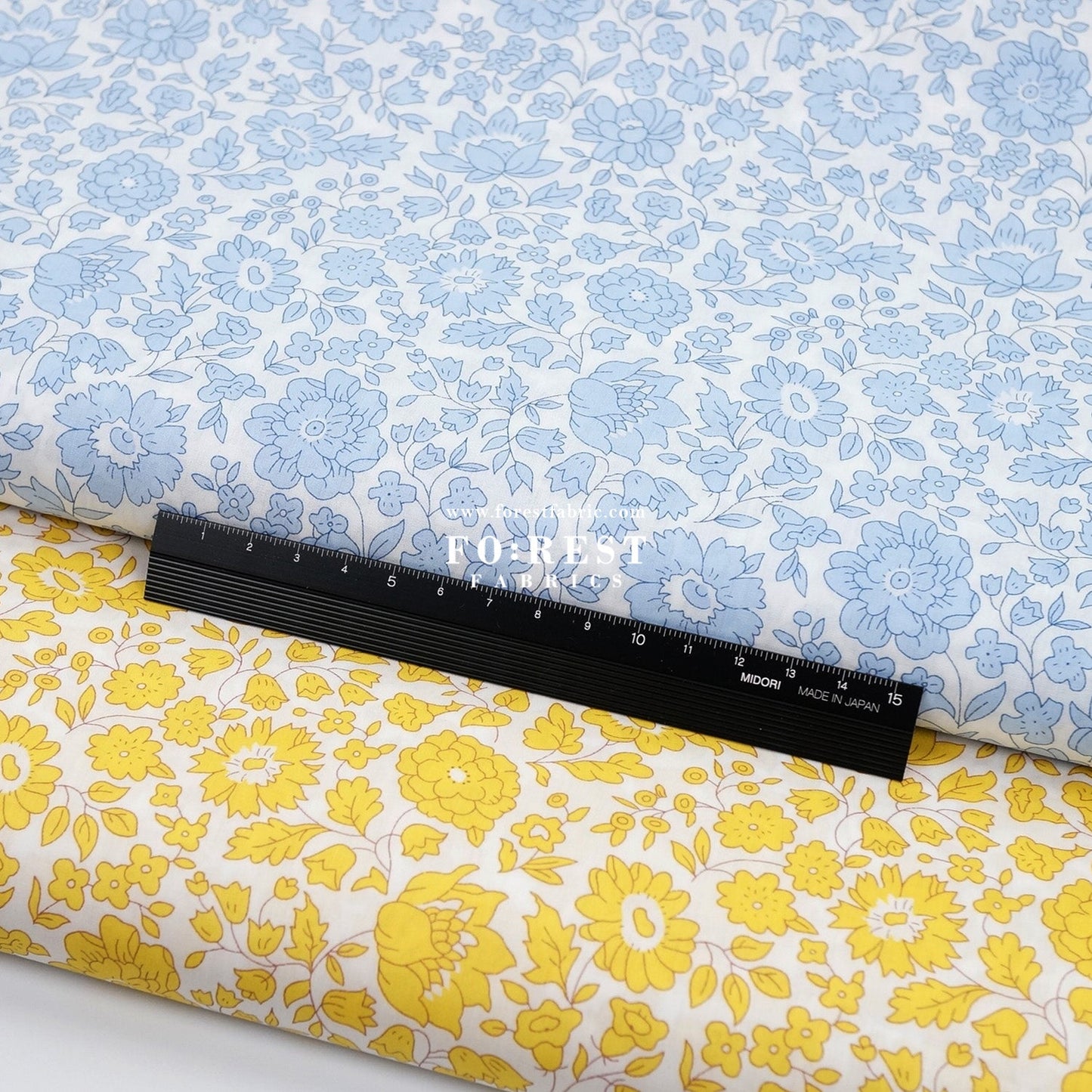 Liberty of London (Tana Lawn™ Cotton Fabric) - Danjo Sky - FO:REST Fabric 布恩堂Liberty fabrictana lawnjapanese fabricykk zipper