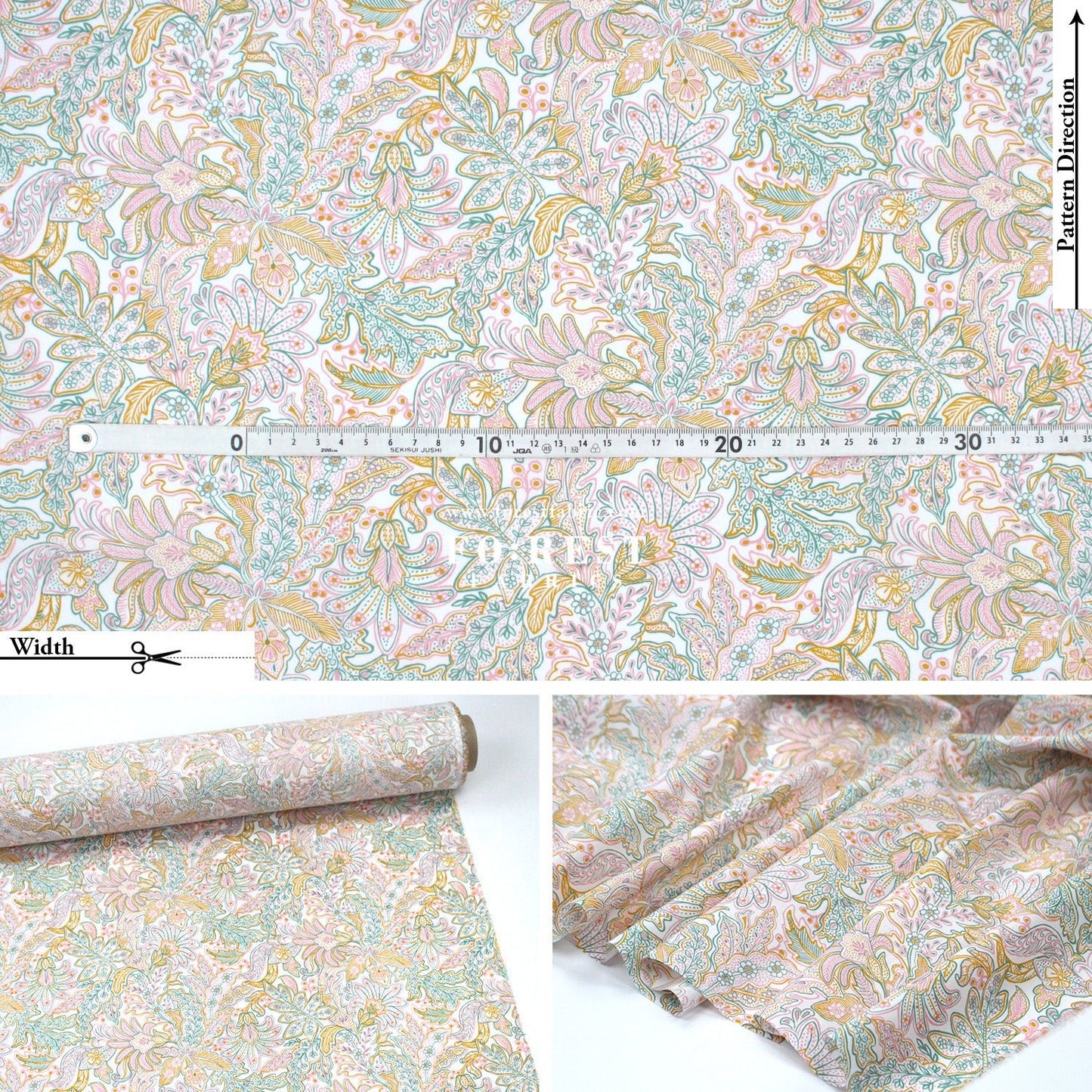 Liberty of London (Tana Lawn™ Cotton Fabric) - Enzo Antonio - FO:REST Fabric 布恩堂Liberty fabrictana lawnjapanese fabricykk zipper