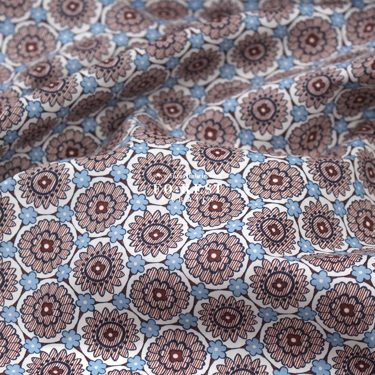 Liberty of London (Tana Lawn™ Cotton Fabric) - Inez Mio - FO:REST Fabric 布恩堂Liberty fabrictana lawnjapanese fabricykk zipper