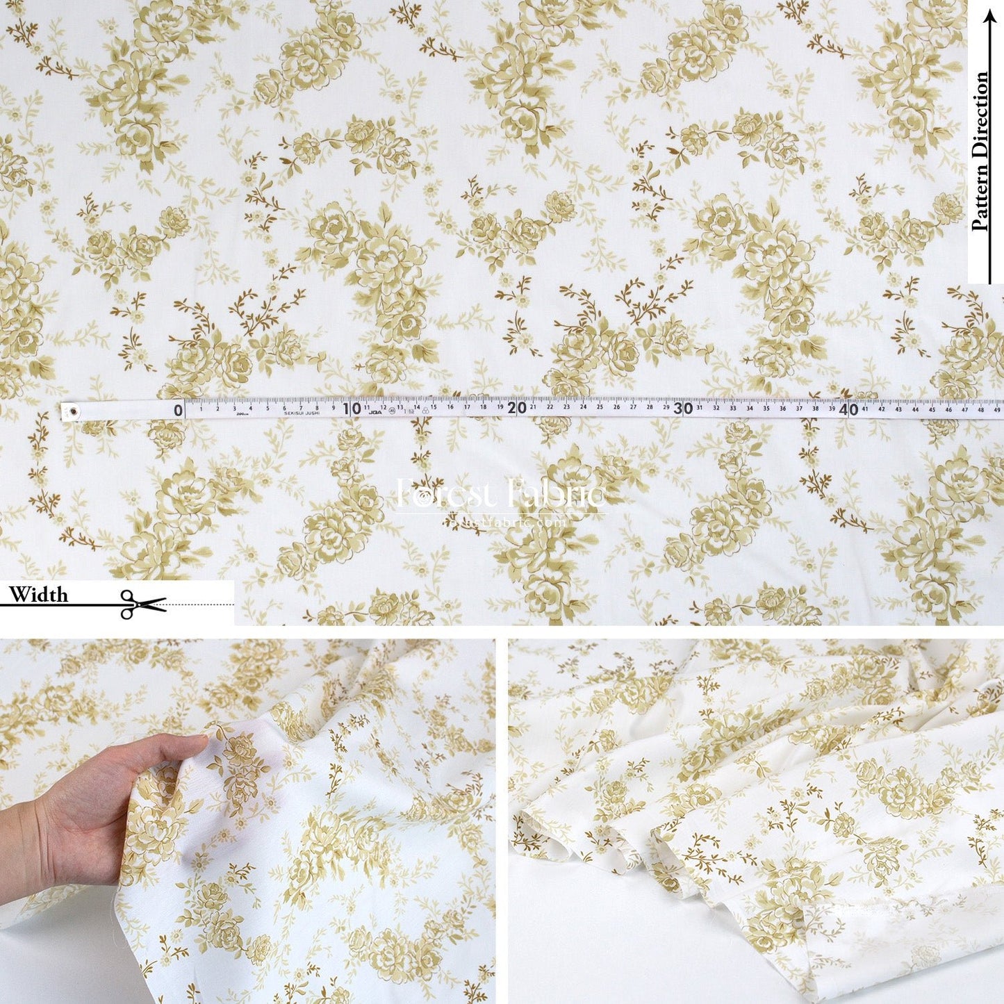 Liberty of London (Tana Lawn™ Cotton Fabric) - SOPHIE ROSE - FO:REST Fabric 布恩堂Liberty fabrictana lawnjapanese fabricykk zipper