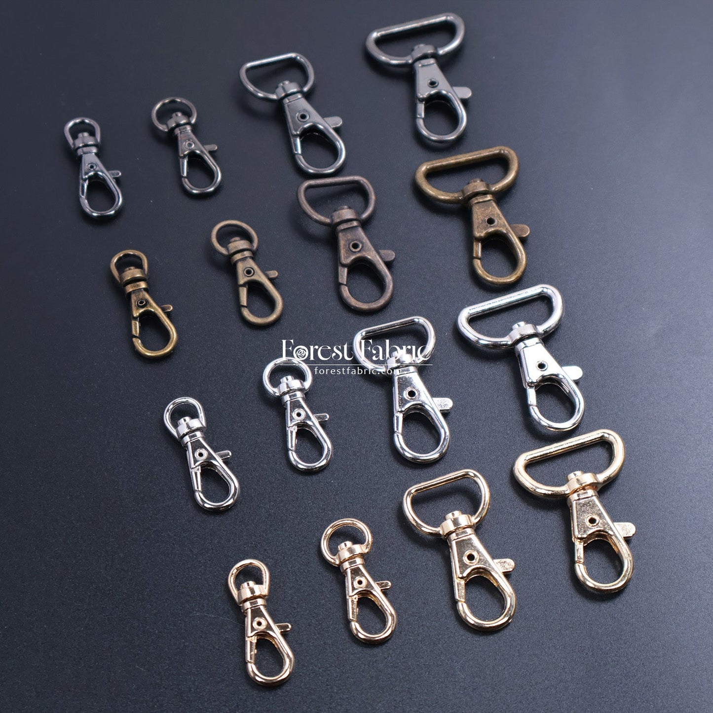 Metal Lobster Clasp - FO:REST Fabric 布恩堂Liberty fabrictana lawnjapanese fabricykk zipper