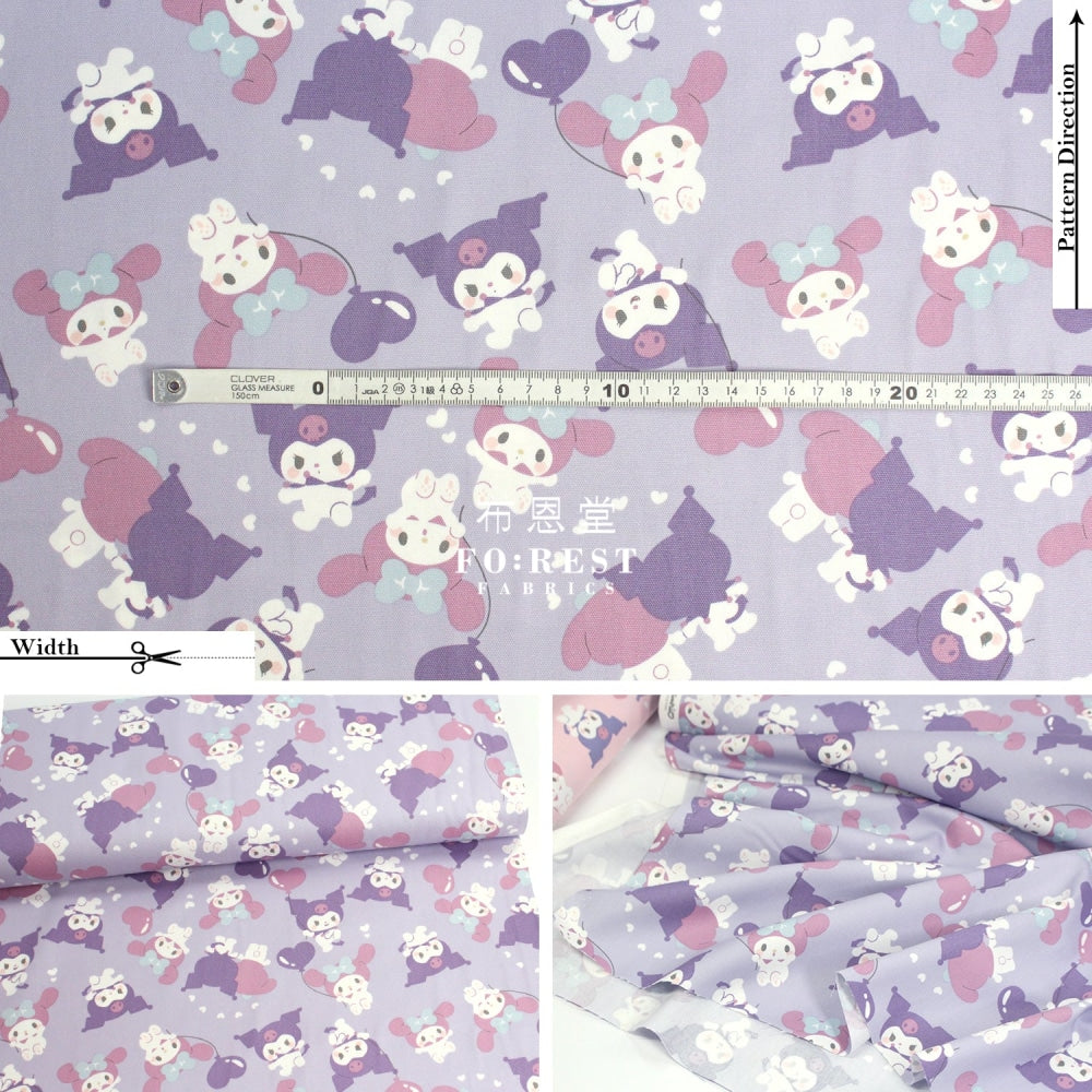 Oxford - Kuromi Melody Fabric Purple (Member)