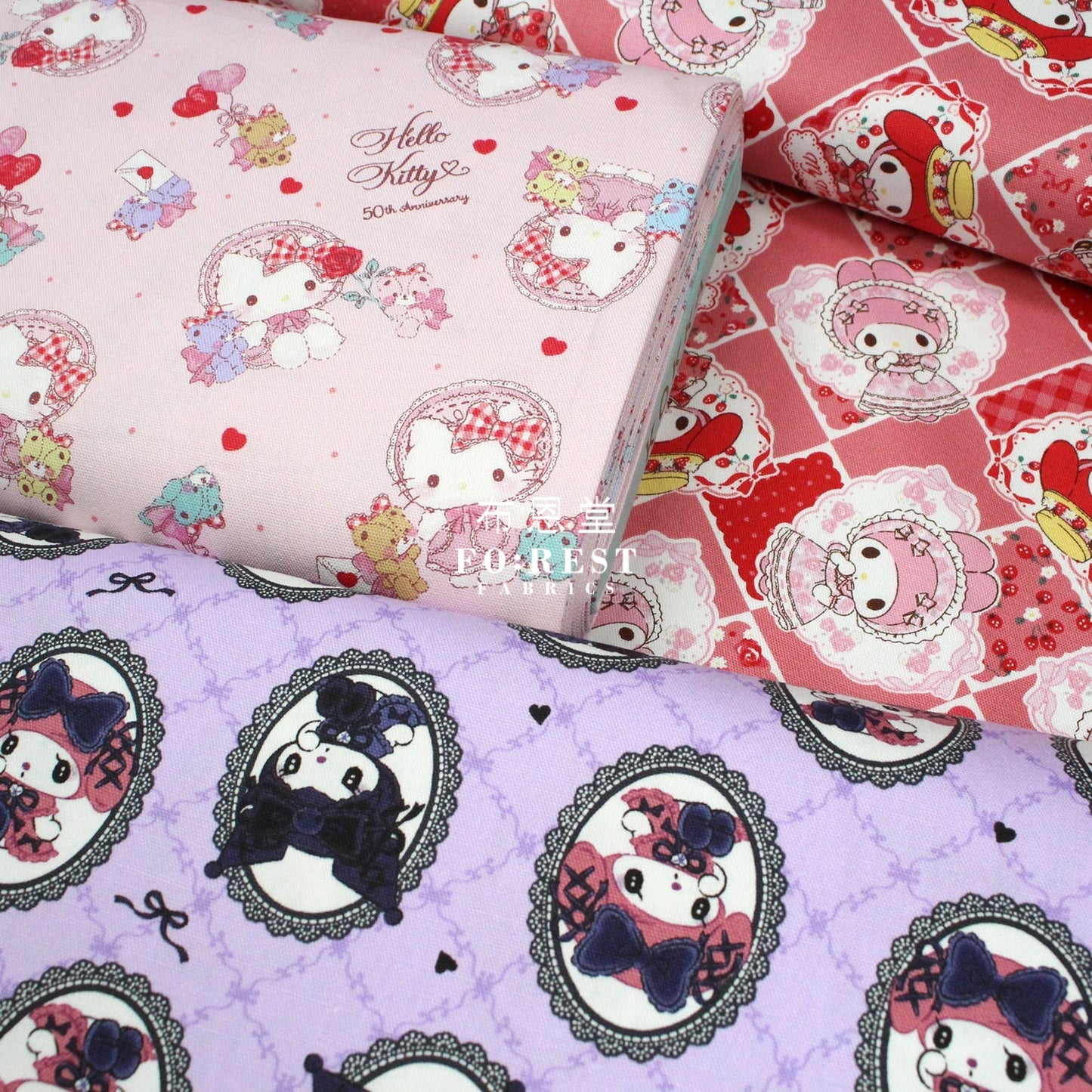 Oxford - Melody Fabric Red