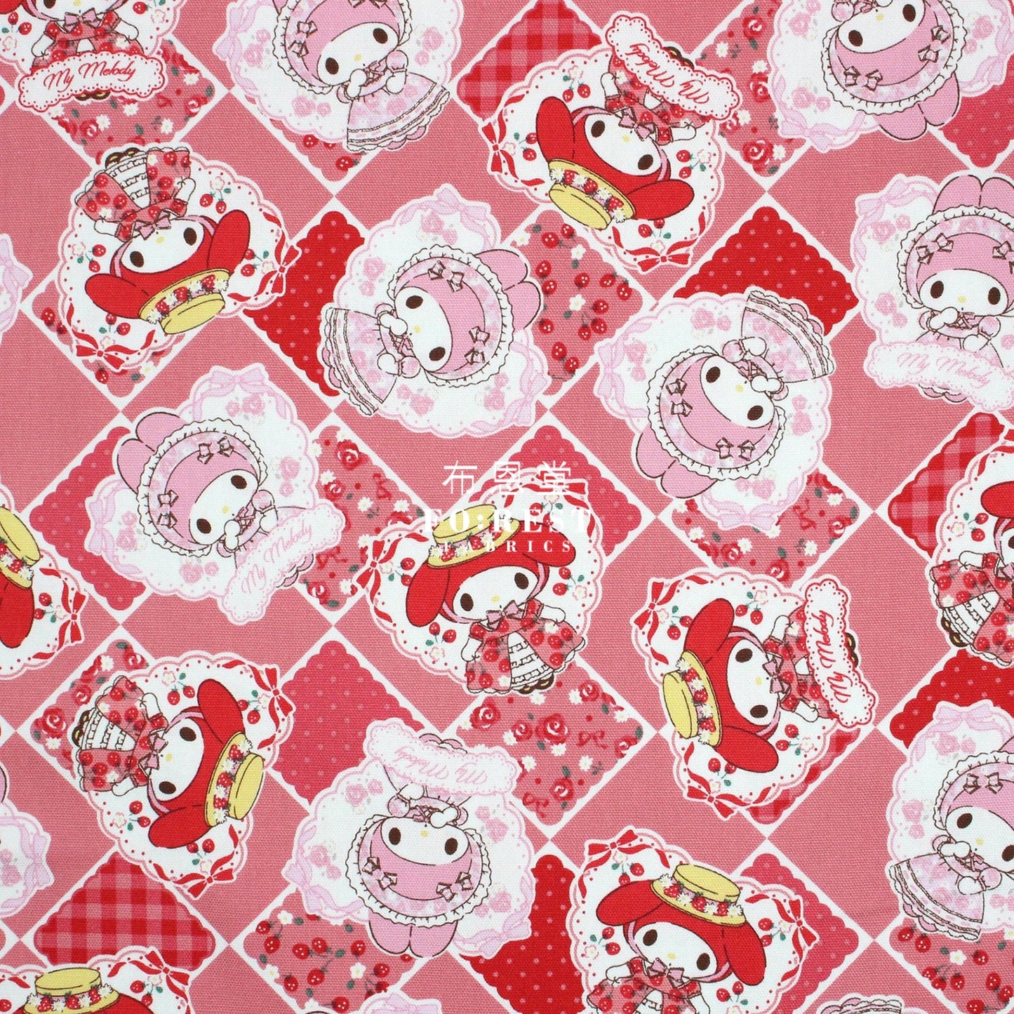 Oxford - Melody Fabric Red