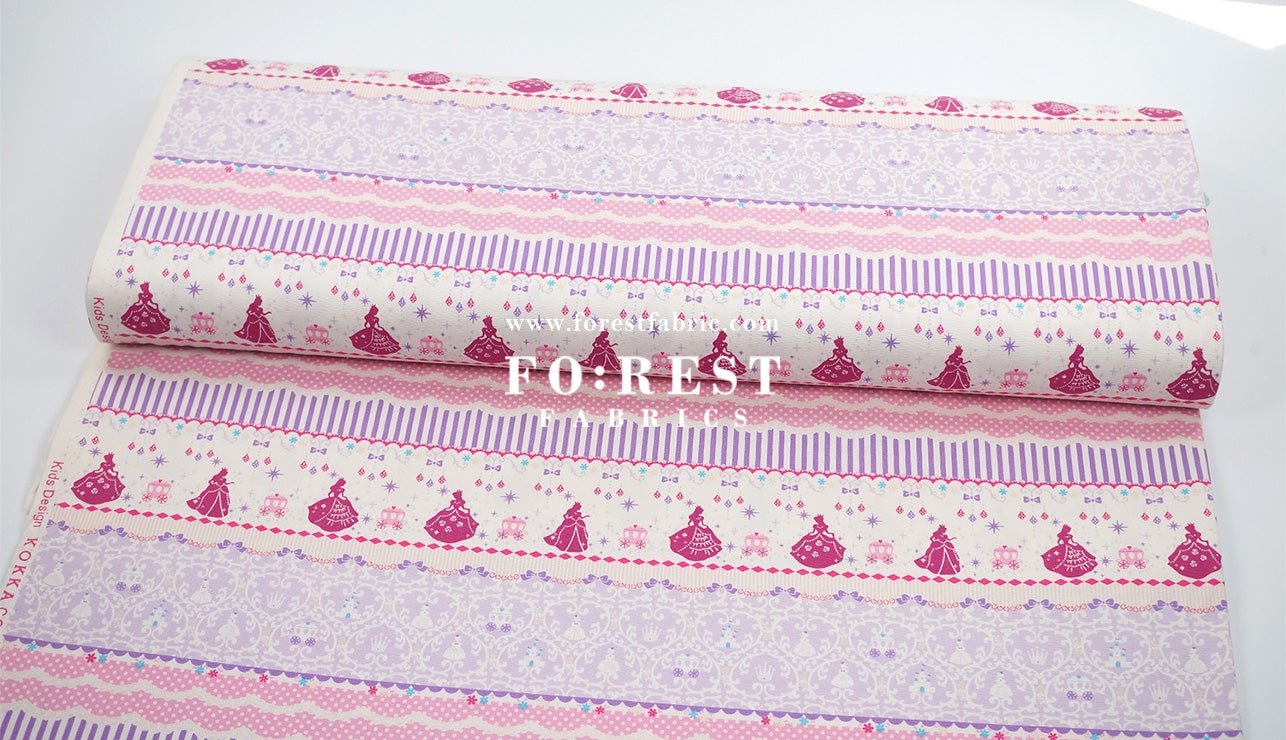 oxford - My Diamond Princess fabric - FO:REST Fabric 布恩堂Liberty fabrictana lawnjapanese fabricykk zipper