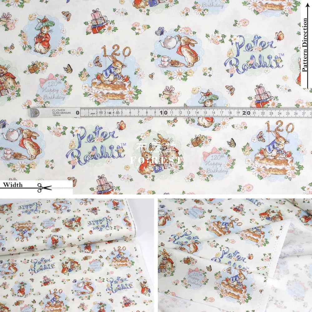 Oxford - Peter Rabbit Blue Fabric