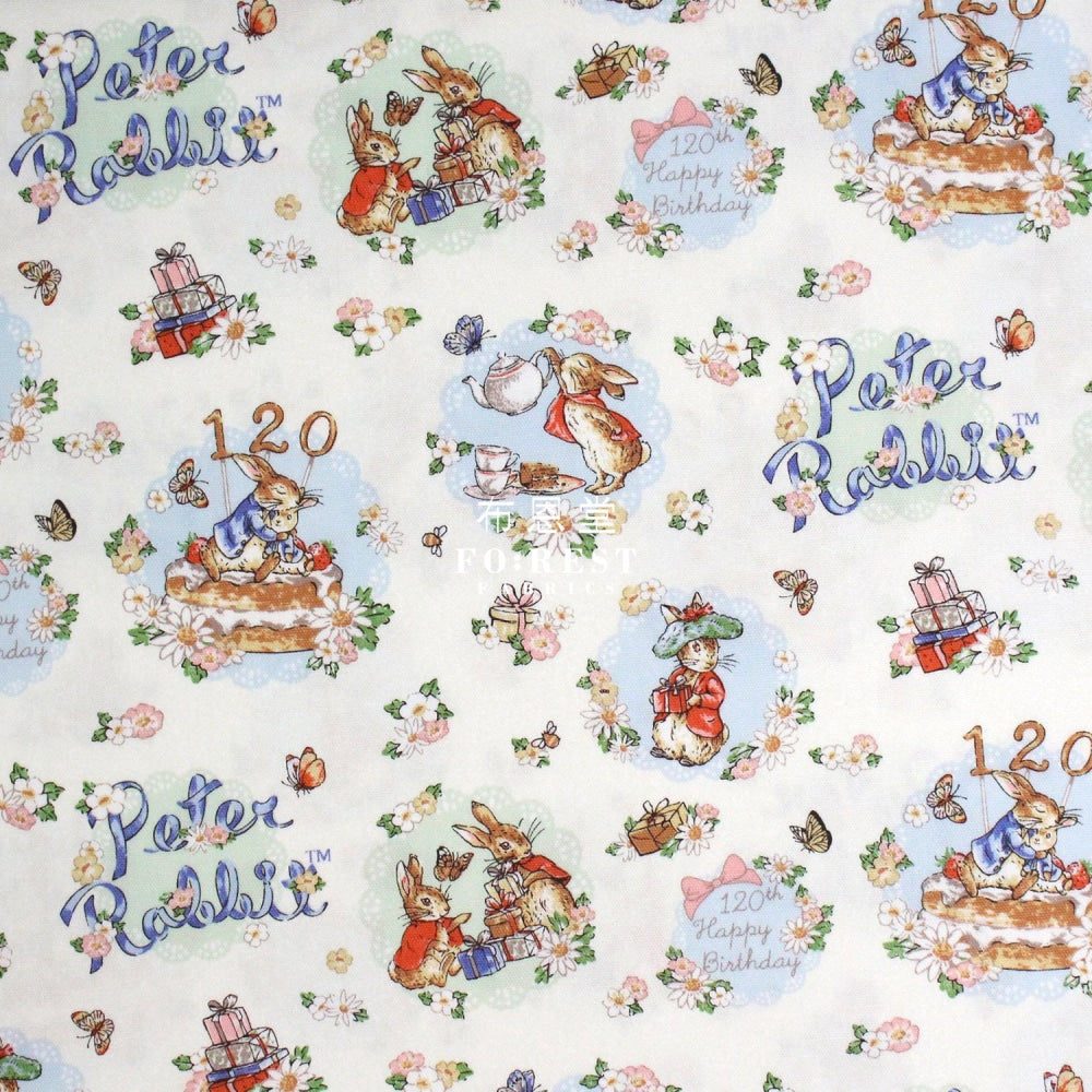 Oxford - Peter Rabbit Blue Fabric