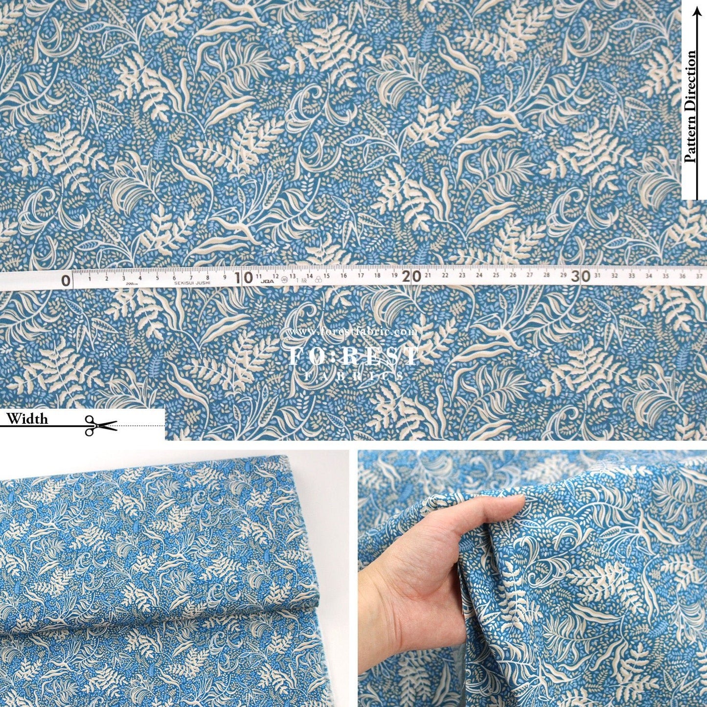Quilting Liberty - Autumn Woodland 2 fabric - FO:REST Fabric 布恩堂Liberty fabrictana lawnjapanese fabricykk zipper