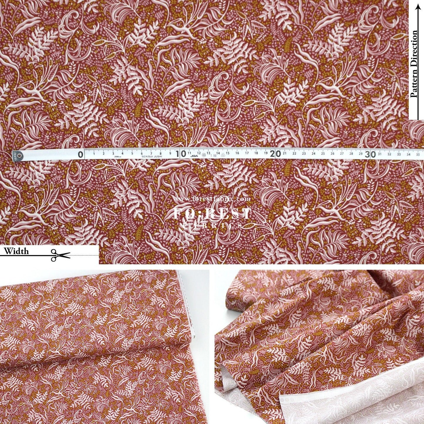 Quilting Liberty - Autumn Woodland 3 fabric - FO:REST Fabric 布恩堂Liberty fabrictana lawnjapanese fabricykk zipper
