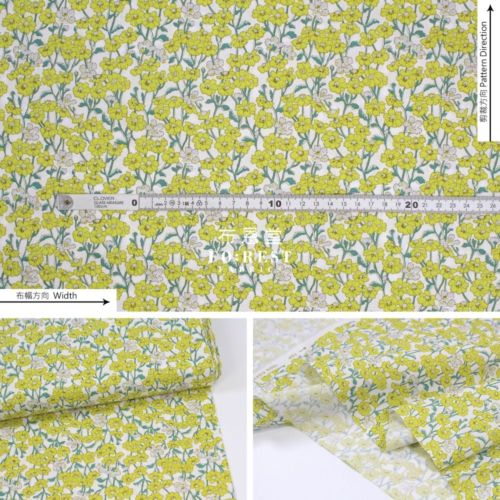 Quilting Liberty - Chiltern hill A - FO:REST Fabric 布恩堂Liberty fabrictana lawnjapanese fabricykk zipper