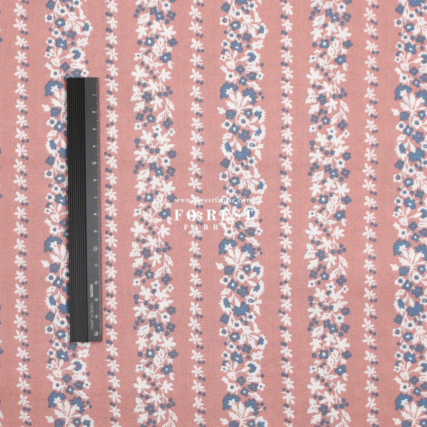 Quilting Liberty - Denim Florals 2 fabric - FO:REST Fabric 布恩堂Liberty fabrictana lawnjapanese fabricykk zipper