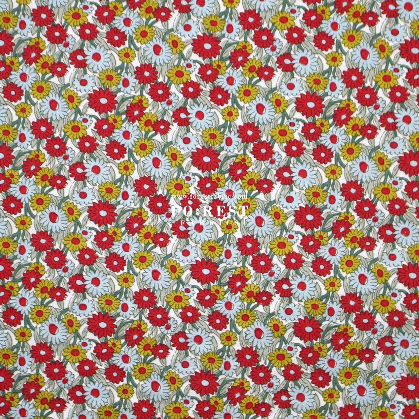Quilting Liberty - Marguerite Meadow C - FO:REST Fabric 布恩堂Liberty fabrictana lawnjapanese fabricykk zipper