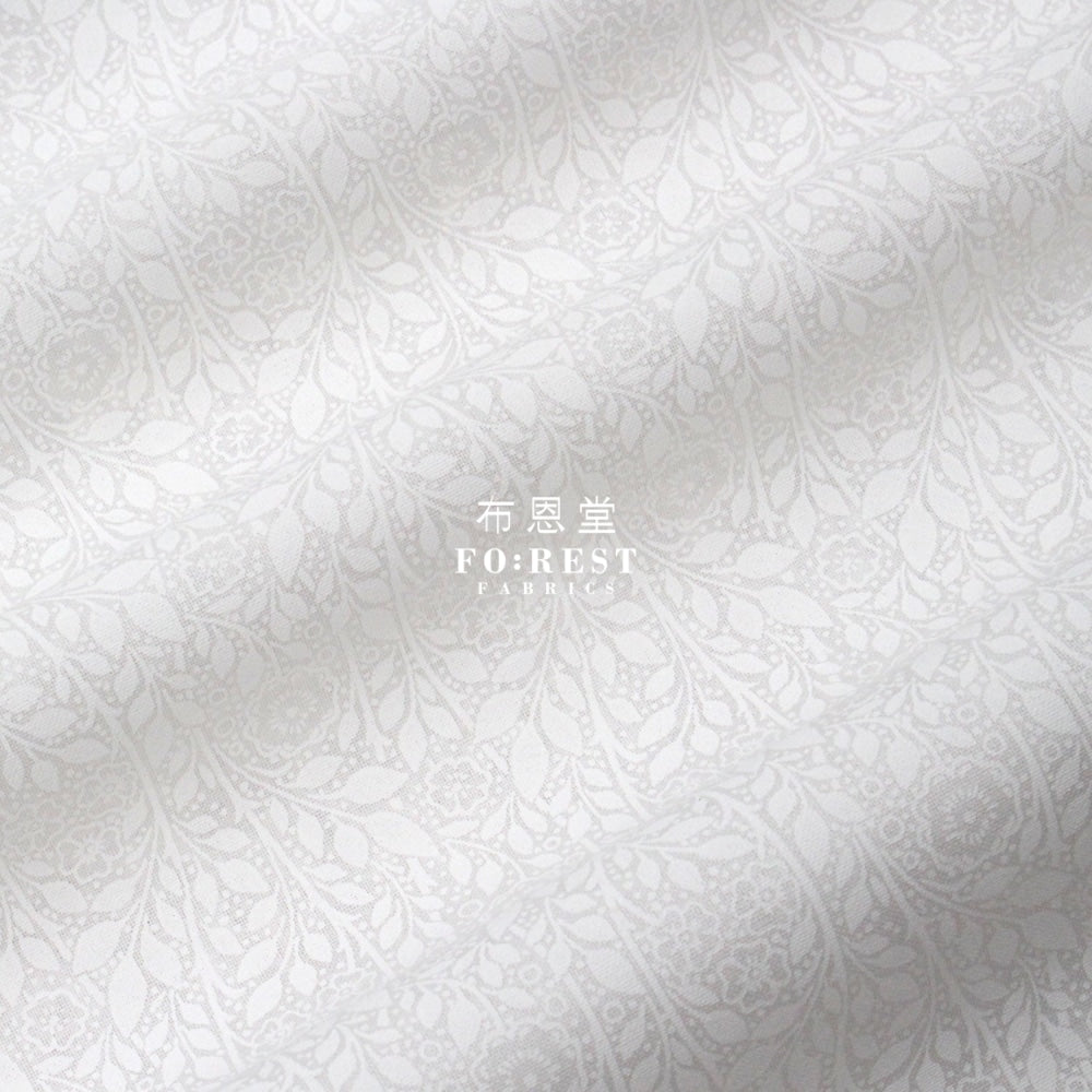 Quilting Liberty - White On Merton Rose Lasenby Cotton