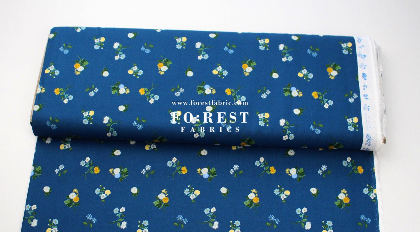 Rayon - Ditsy Dahlia fabric - FO:REST Fabric 布恩堂Liberty fabrictana lawnjapanese fabricykk zipper