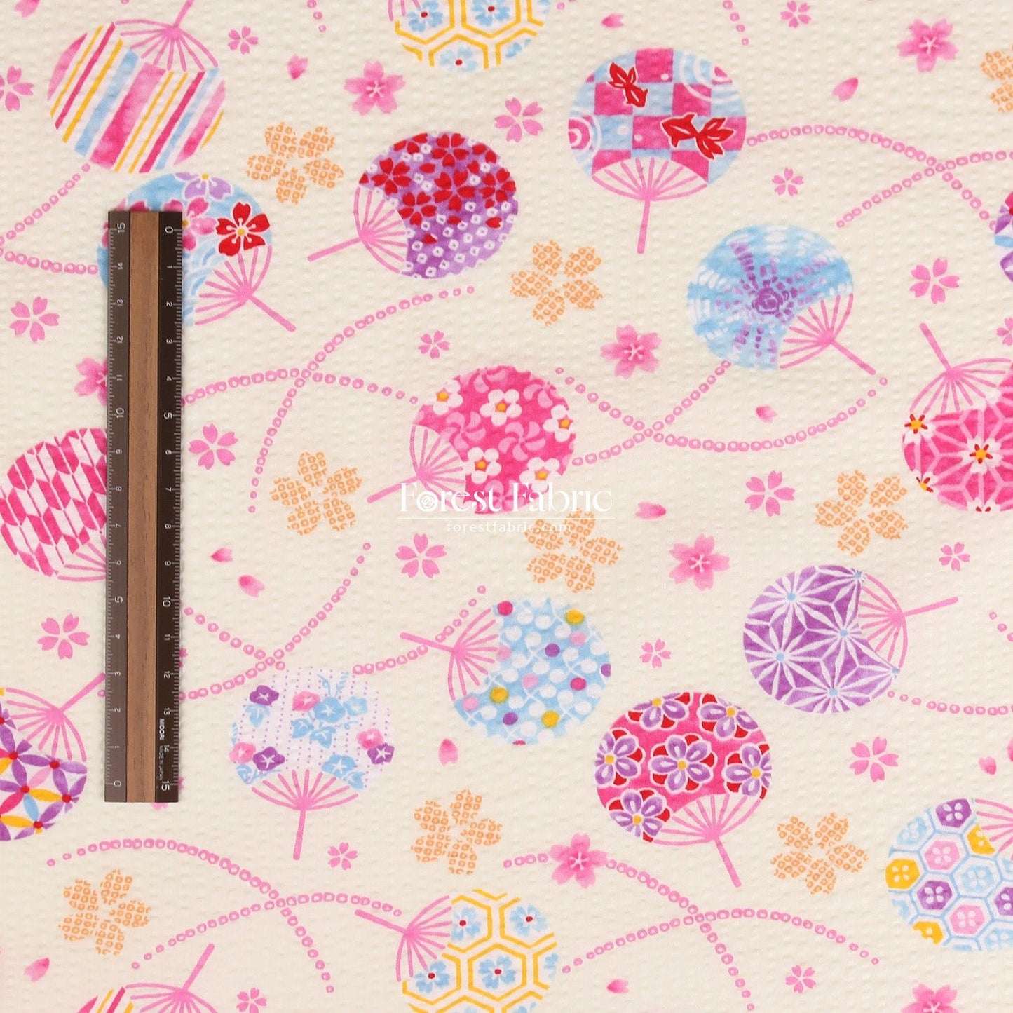 Seersucker cotton - Japanese Washi Style fabric 泡泡棉 - FO:REST Fabric 布恩堂Liberty fabrictana lawnjapanese fabricykk zipper