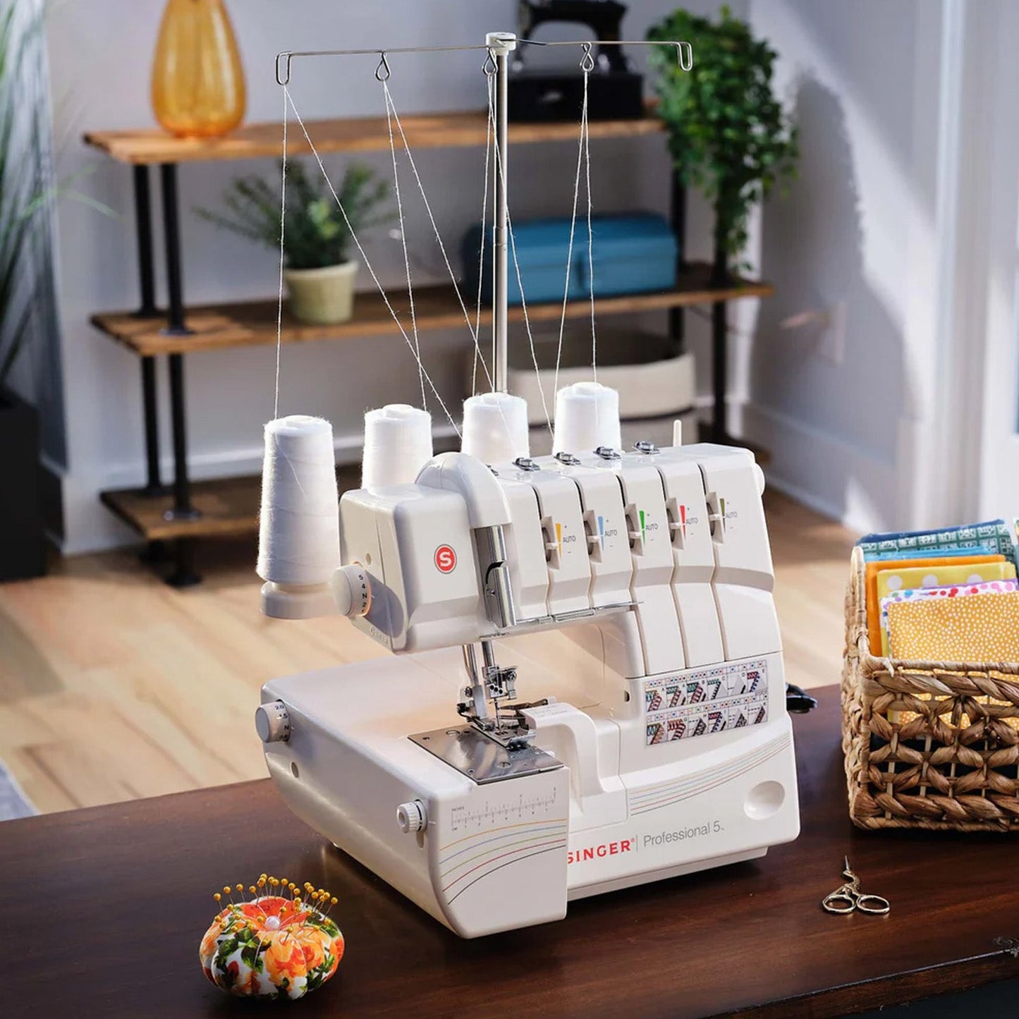 Singer - Professional™ 5 14T968DC Serger - FO:REST Fabric 布恩堂Liberty fabrictana lawnjapanese fabricykk zipper
