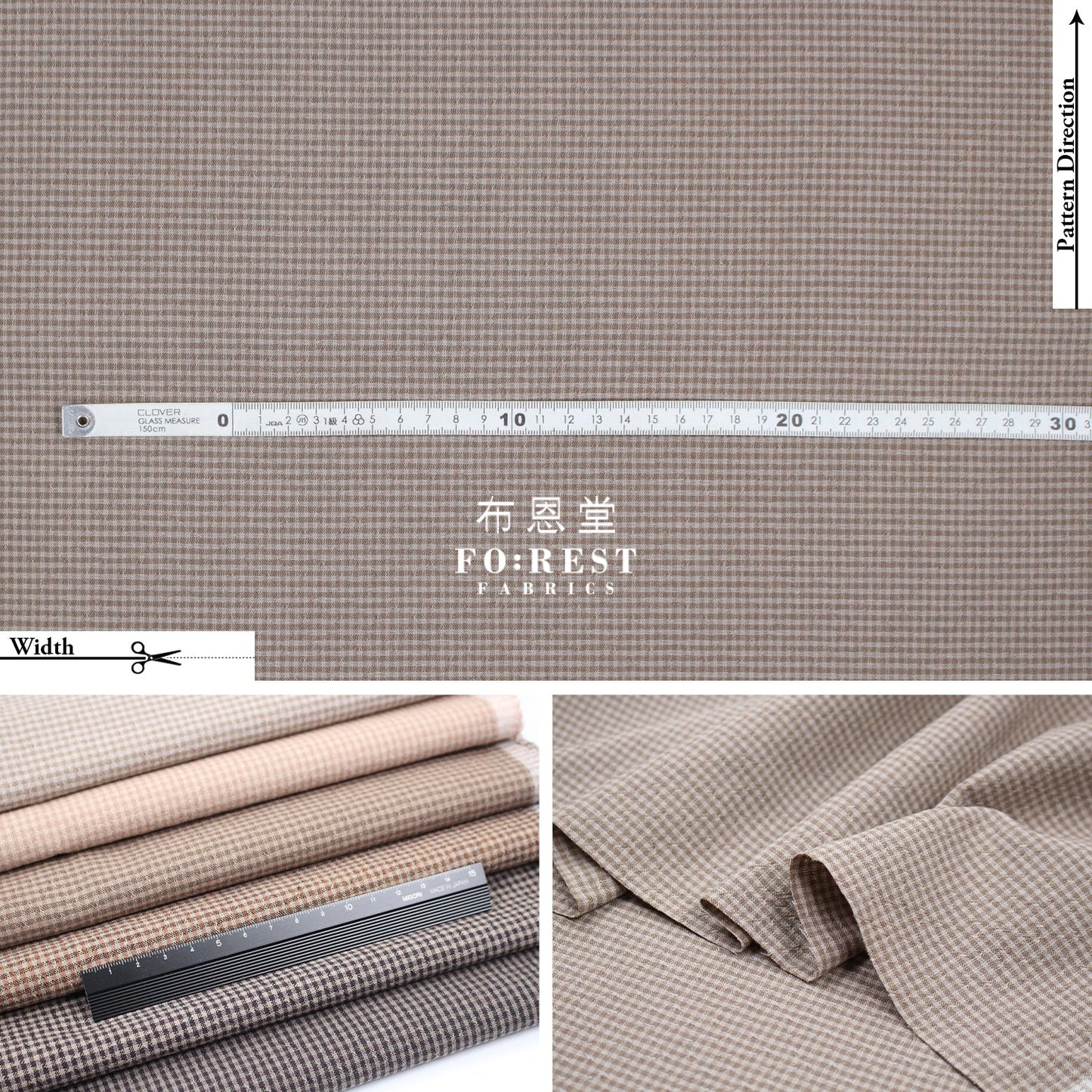 Yarn dyed cotton - Grid 1 fabric Yarn dyed cotton