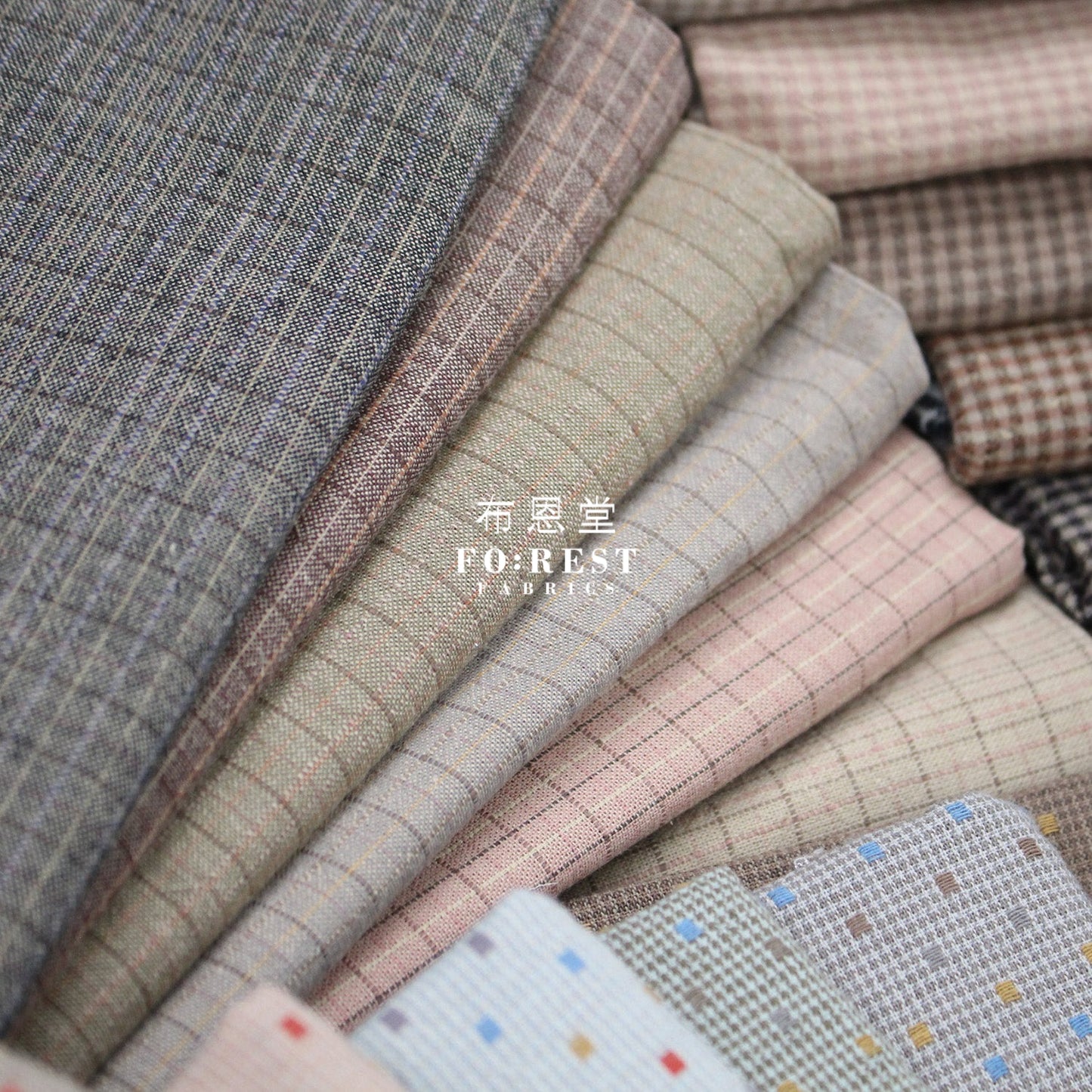 Yarn dyed cotton - Grid 2 fabric Yarn dyed cotton