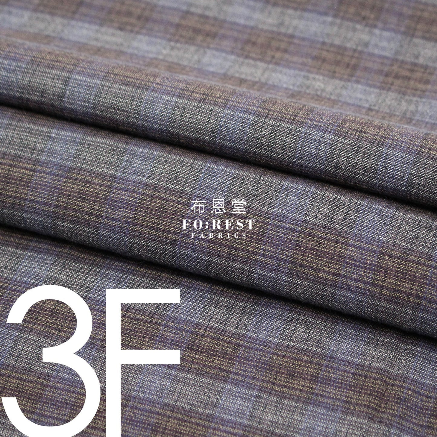 Yarn dyed cotton - Grid 3 fabric Yarn dyed cotton