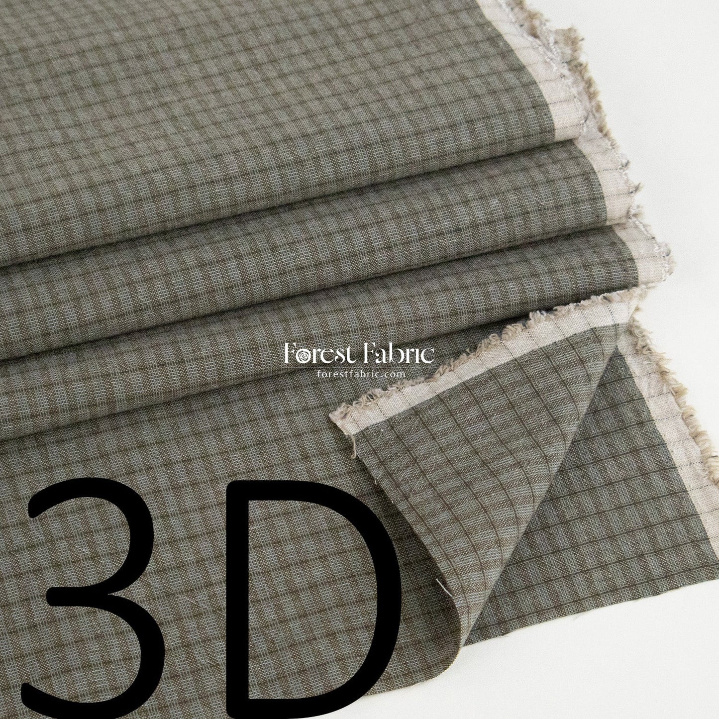 Yarn dyed cotton - Square100 3 fabric - FO:REST Fabric 布恩堂Liberty fabrictana lawnjapanese fabricykk zipper