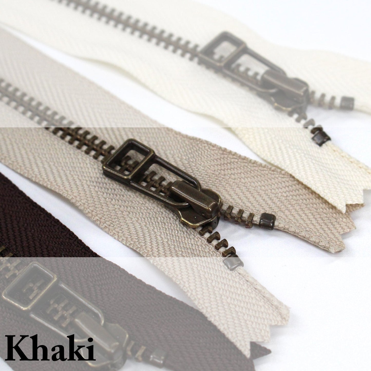 YKK 40cm Zipper Golden - FO:REST Fabric 布恩堂Liberty fabrictana lawnjapanese fabricykk zipper