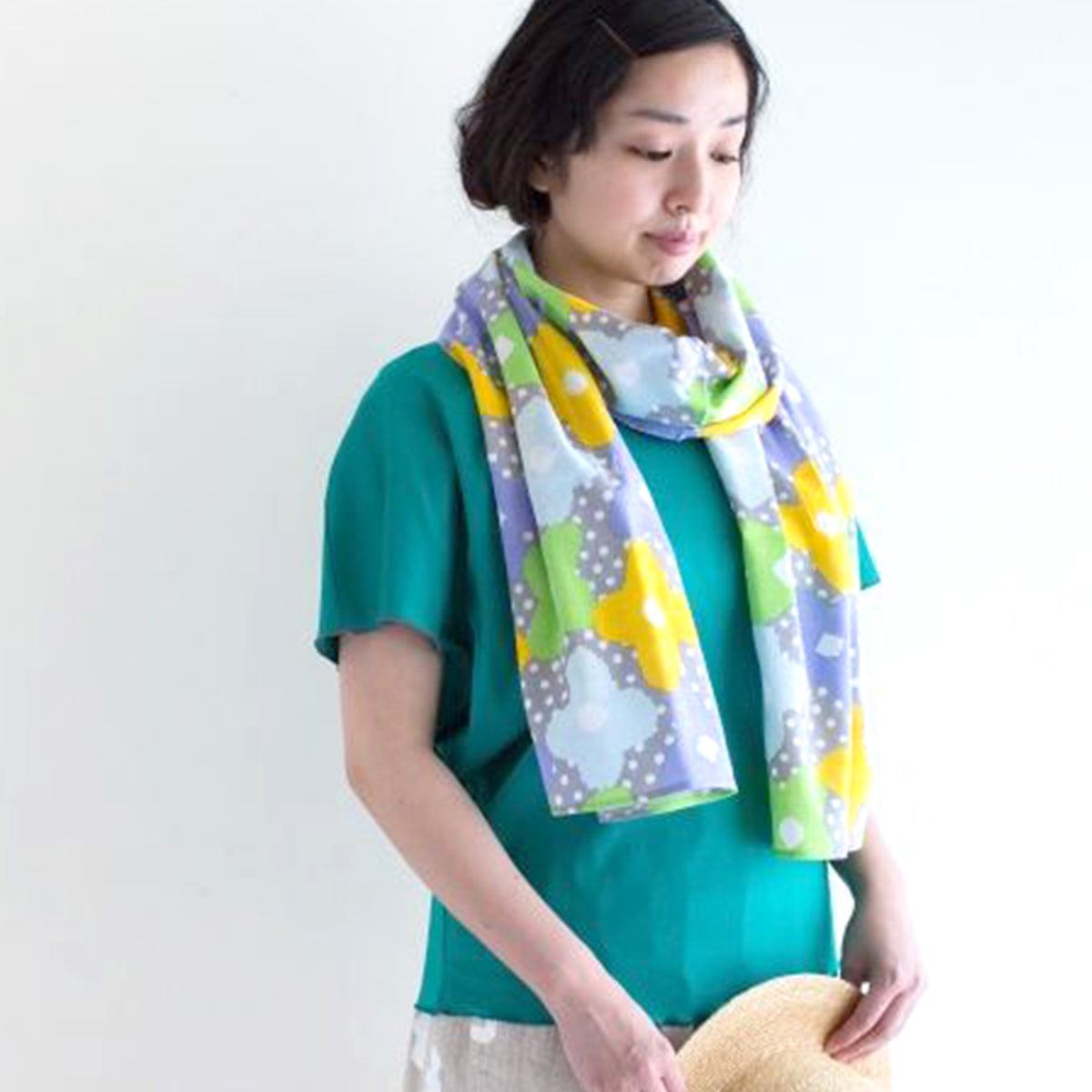 SOU SOU - 伊勢木綿 - 野花Wild Flowers Drizzling Rain (member) - forestfabric 布恩堂