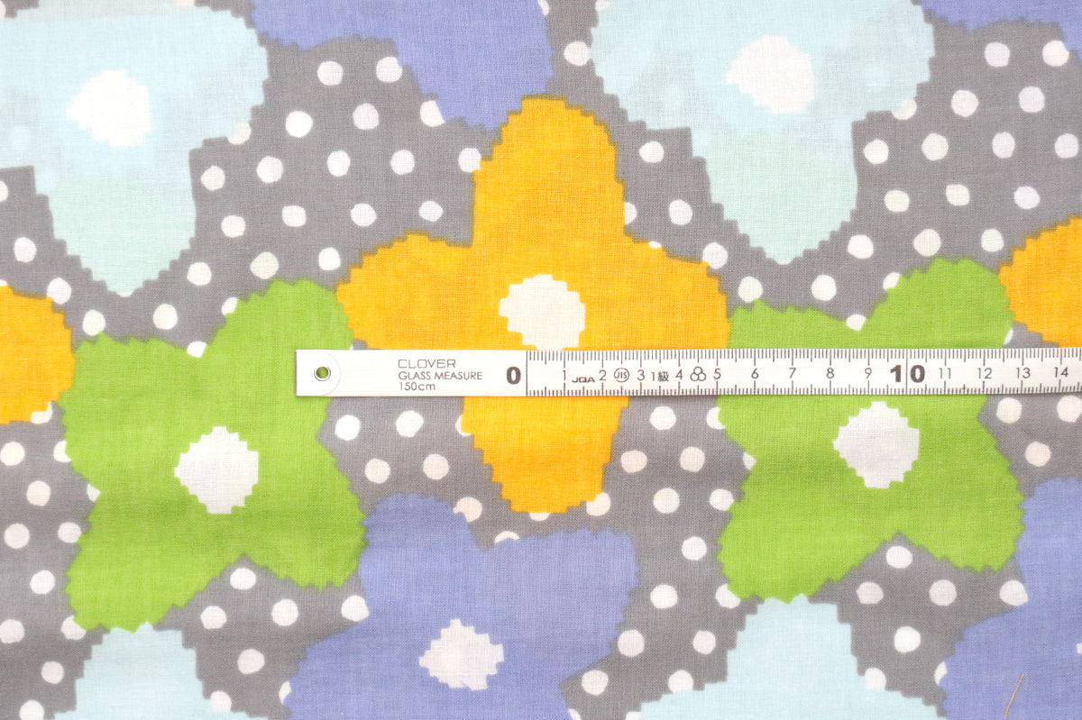 SOU SOU - 伊勢木綿 - 野花Wild Flowers Drizzling Rain (member) - forestfabric 布恩堂