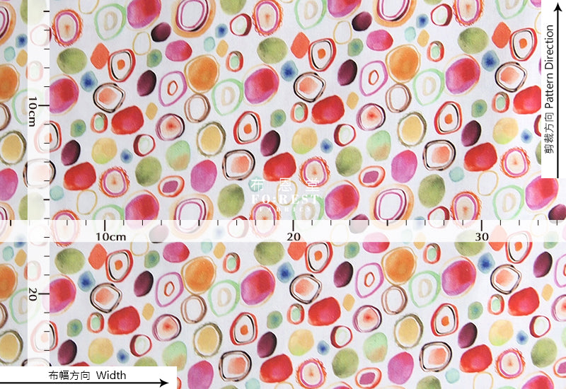 cotton - Ballet Dance fabric - forest-fabric