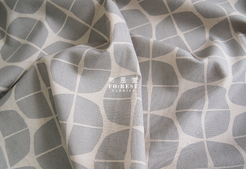 cotton linen - bean fabric - forest-fabric