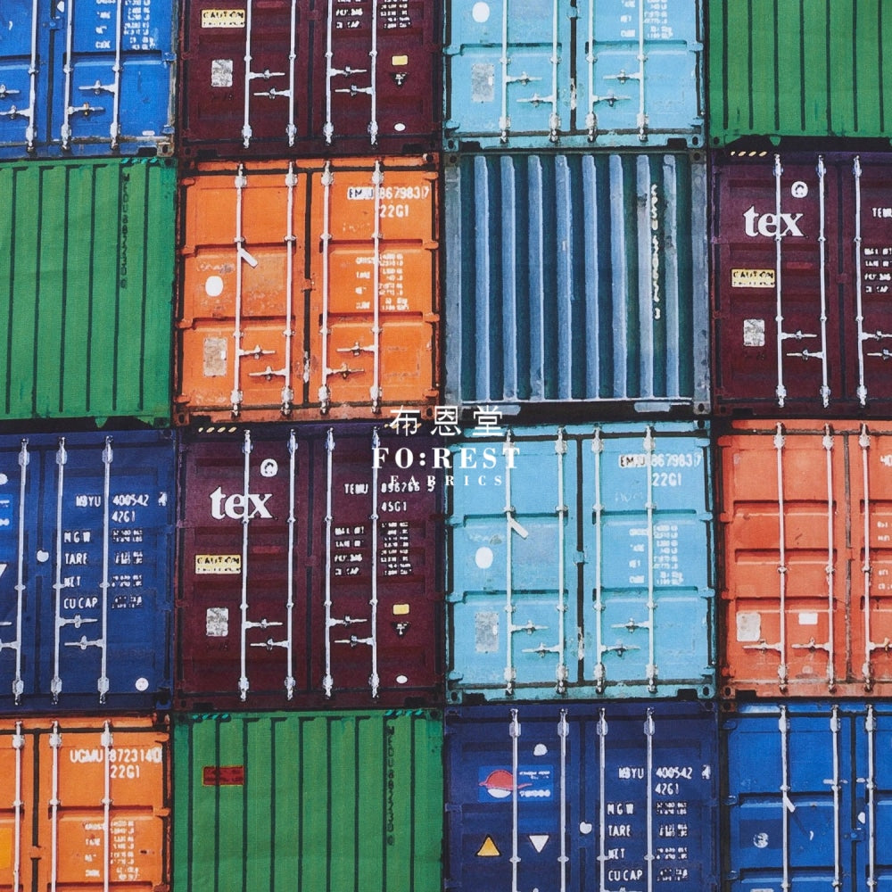 (1Meter) Cotton - Container Fabric Cotton