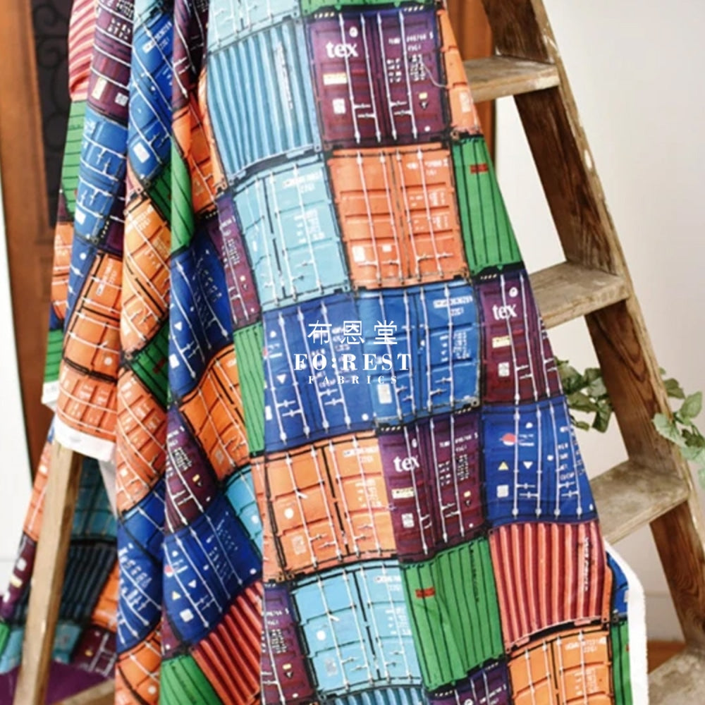 (1Meter) Cotton - Container Fabric Cotton