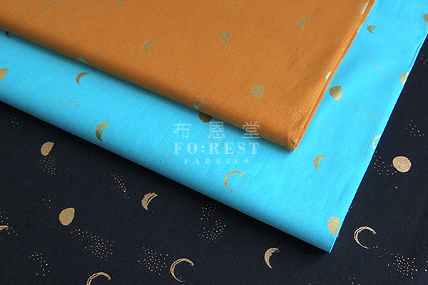 C+S - cotton - Moon Phase fabric - forest-fabric