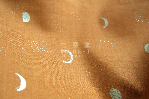 C+S - cotton - Moon Phase fabric - forest-fabric