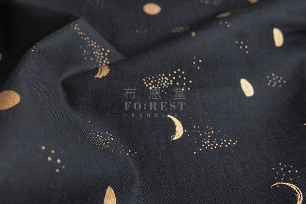 C+S - cotton - Moon Phase fabric - forest-fabric
