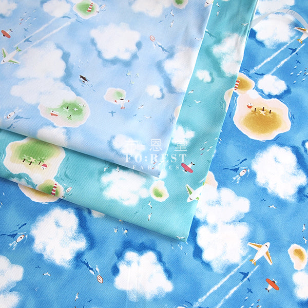 oxford - Drone View fabric - forest-fabric