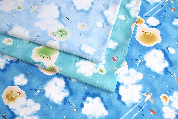 oxford - Drone View fabric - forest-fabric